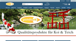 Desktop Screenshot of pondovit.de